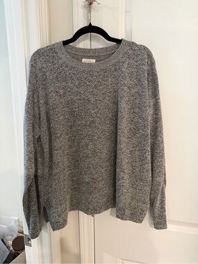 Lucky Brand Heathered Grey Crewneck Sweater